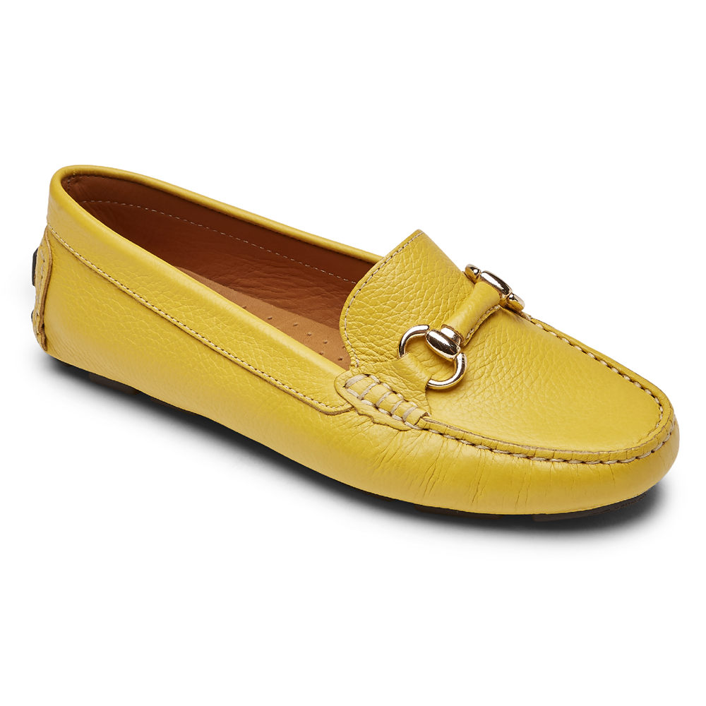 Rockport Womens Loafers Yellow - Bayview Bit Keeper - UK 879-SXBDPK